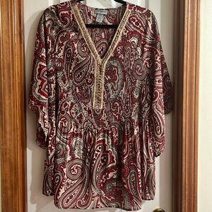 Boho Top Size OX 14/16W Carherines